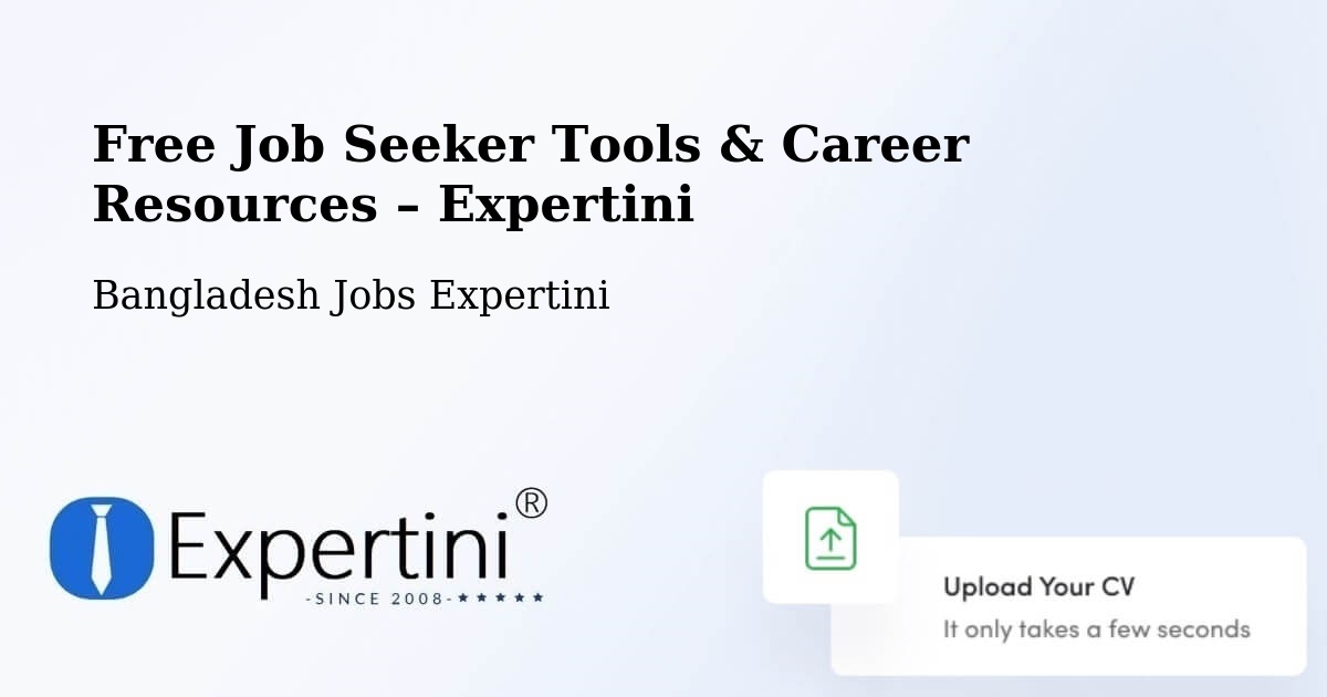 Free Job Seeker Tools & Career Resources – Madaripur - Madaripur, Bangladesh Jobs Expertini
