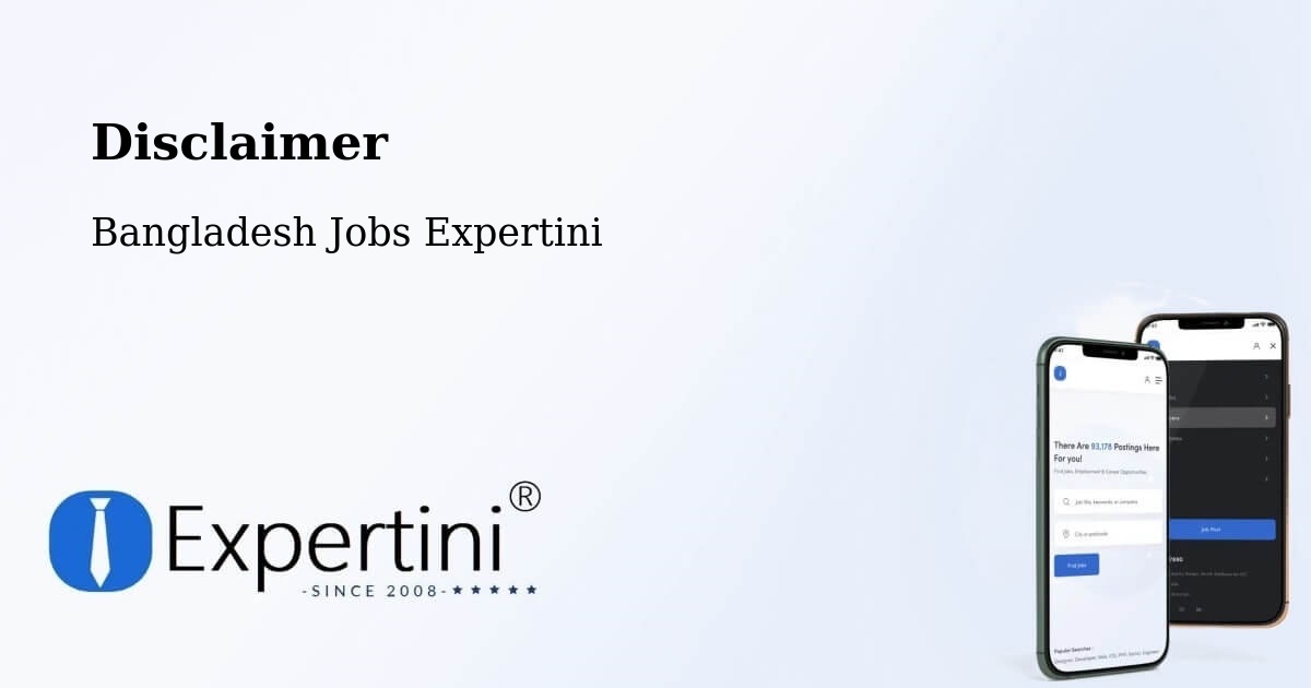 Disclaimer – Madaripur - Bangladesh Jobs Expertini